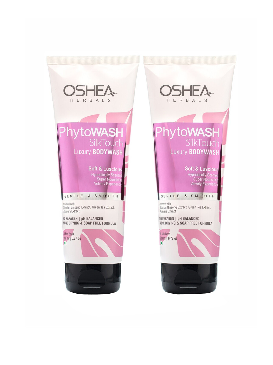 Oshea Herbals Pack Of 2 Phytowash Silk Touch Luxury Bodywash