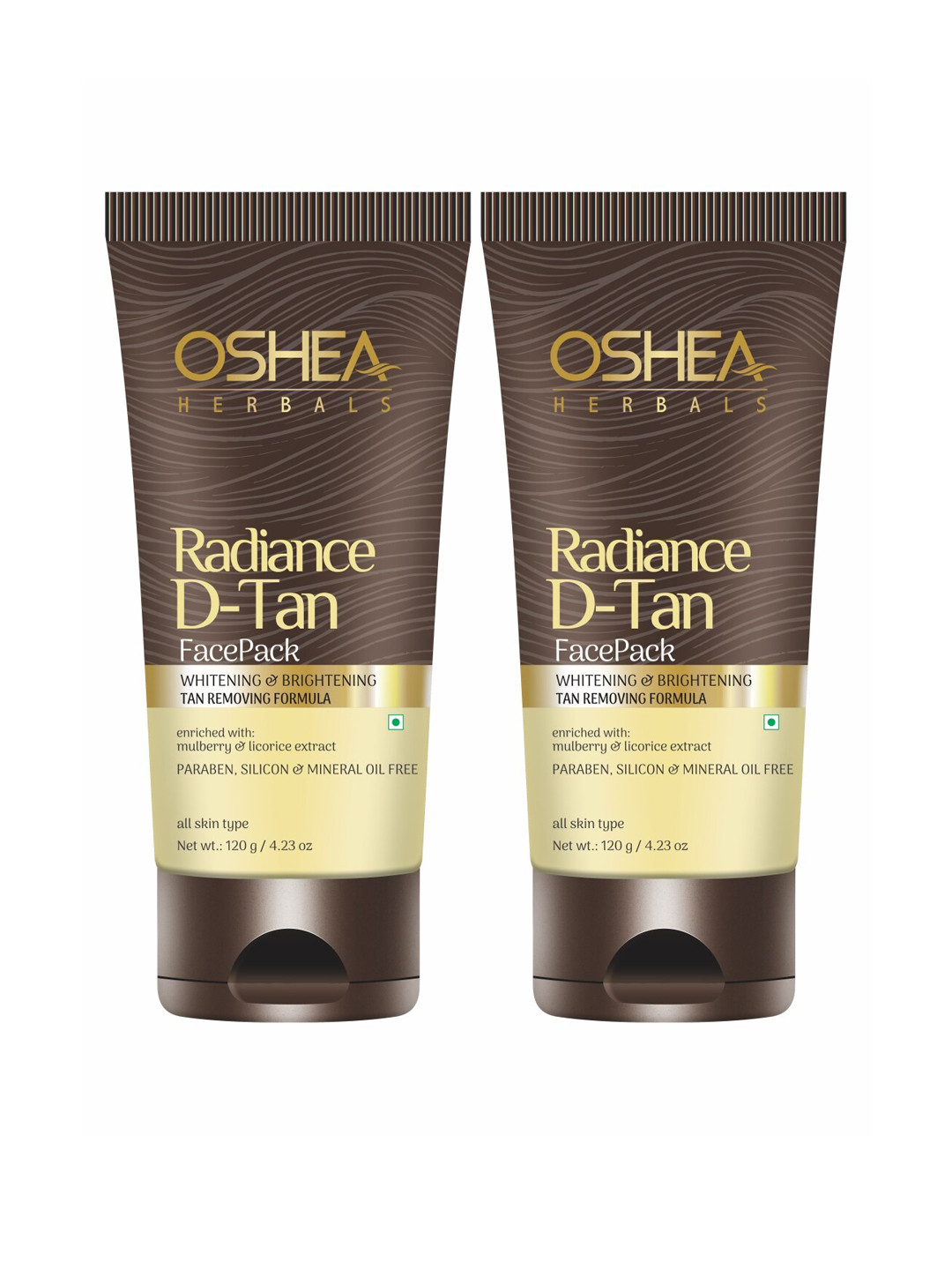 Oshea Herbals Set of 2 Radiance D-Tan Face Pack