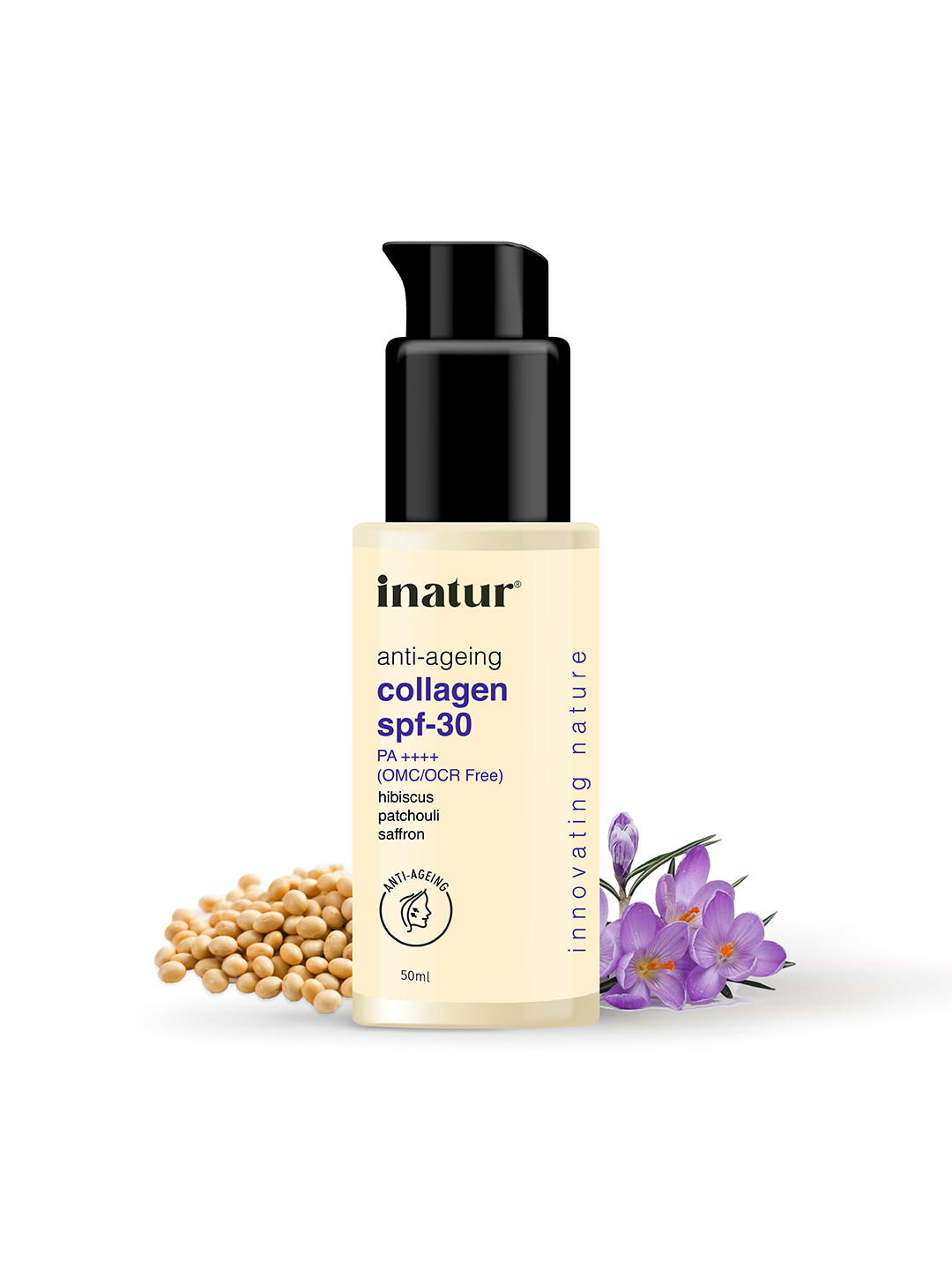 Inatur Collagen Day Cream SPF30 50 g