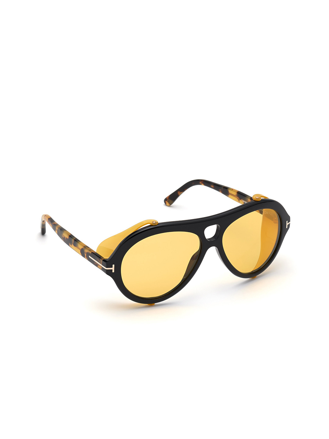 Tom Ford Men Brown Oversized Sunglasses