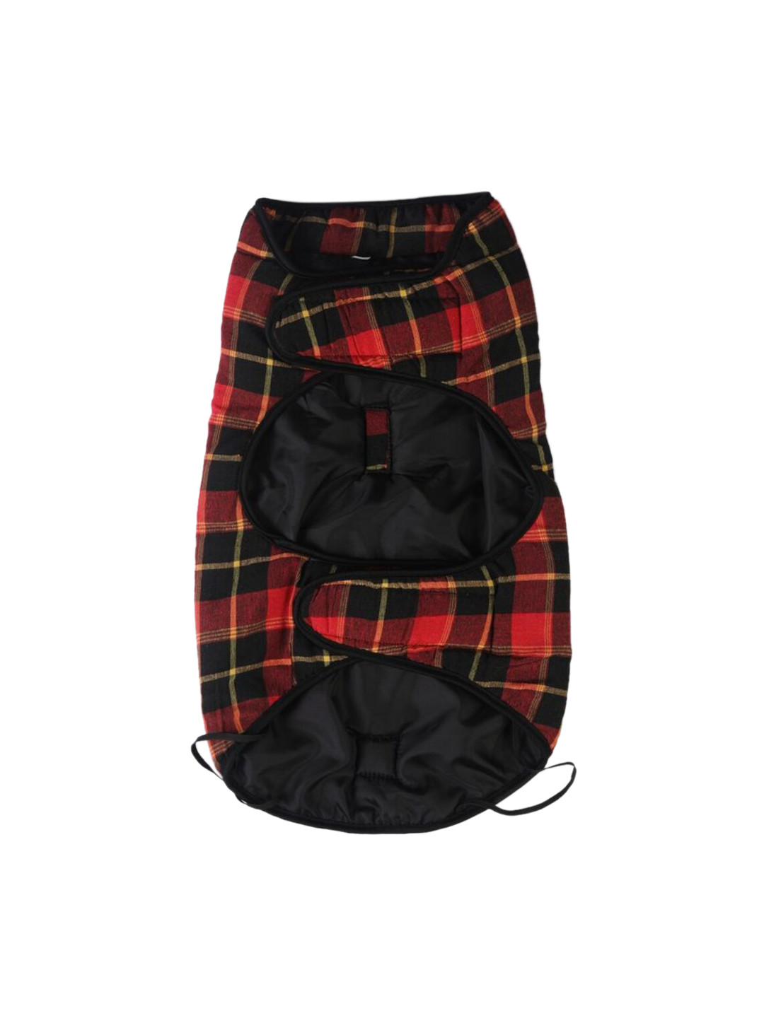 LANA PAWS Red & Black Checked Cotton Dog Jacket