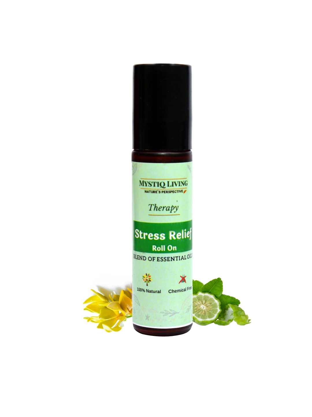 MYSTIQ LIVING Stress Relief Roll-On Aroma Oil 10 Ml