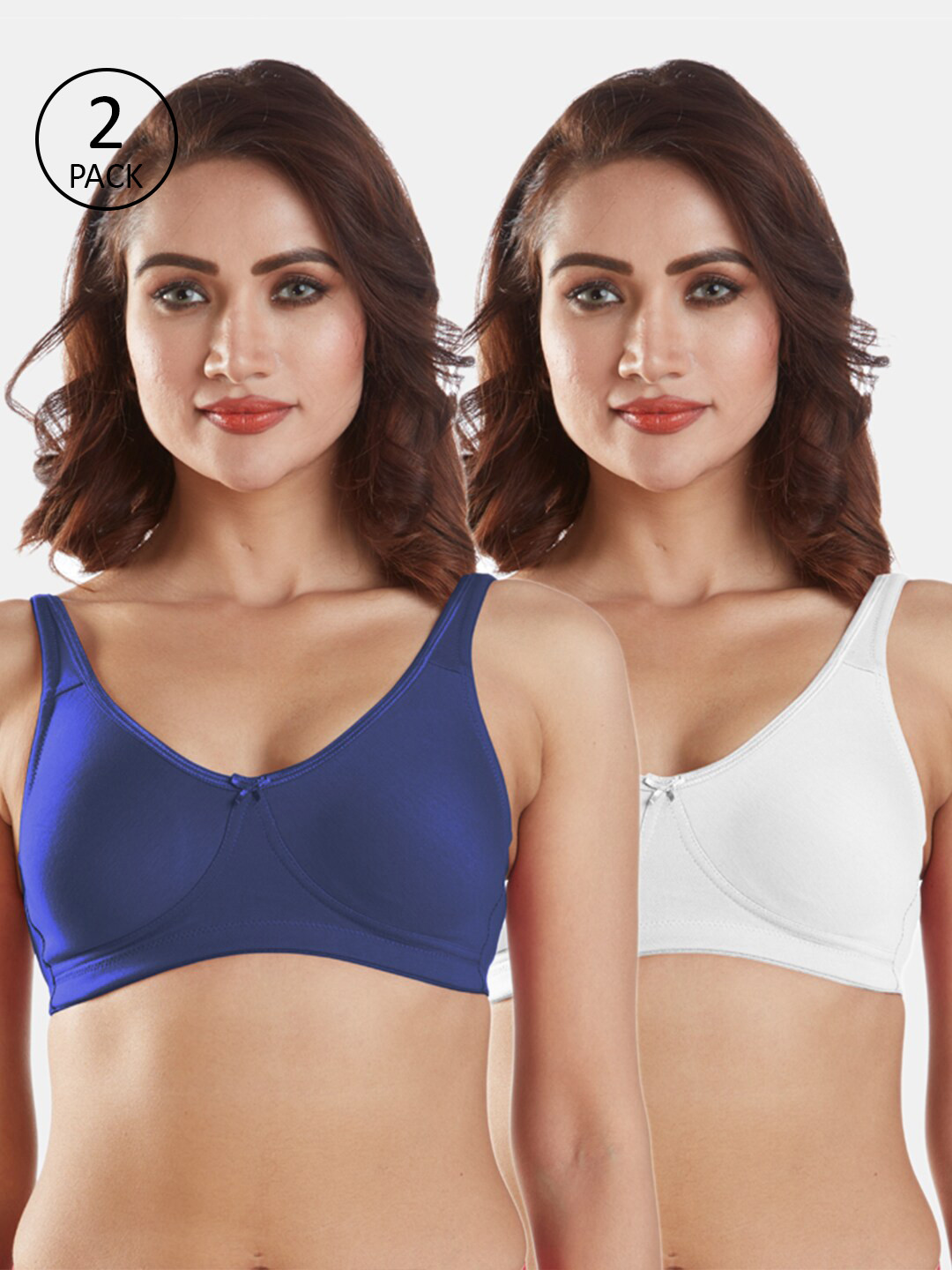 Sonari Set Of 2 Blue & White Bra