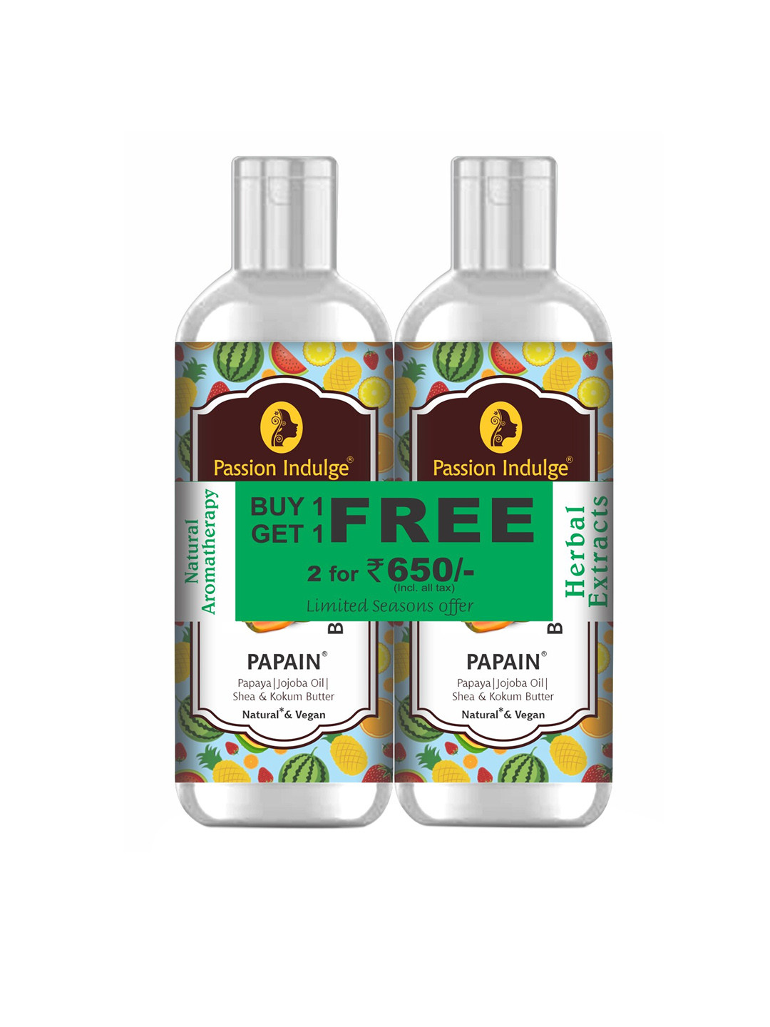 Passion Indulge Set of 2 Body Lotion Papain - 200 ml each