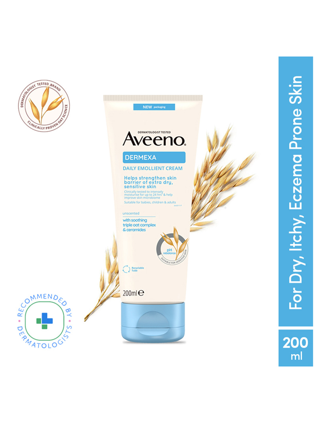 Aveeno Dermexa Daily Emollient Cream for Dry Skin - 200 ml