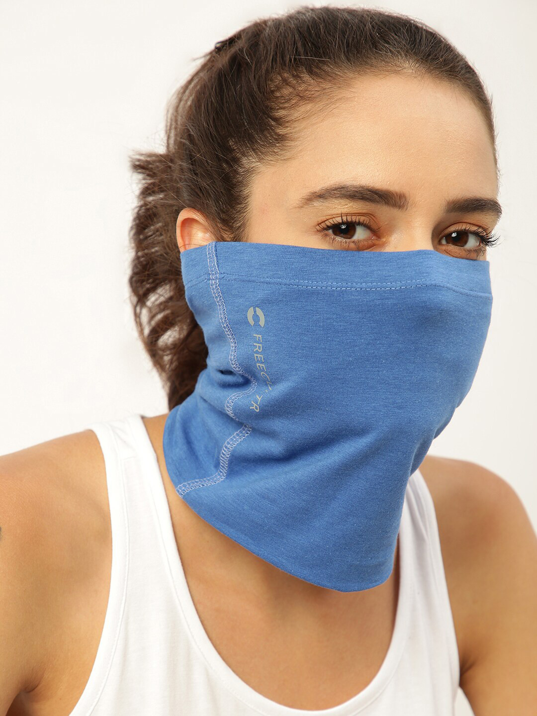 FREECULTR Blue Solid Bamboo Anti-Microbial Bandana