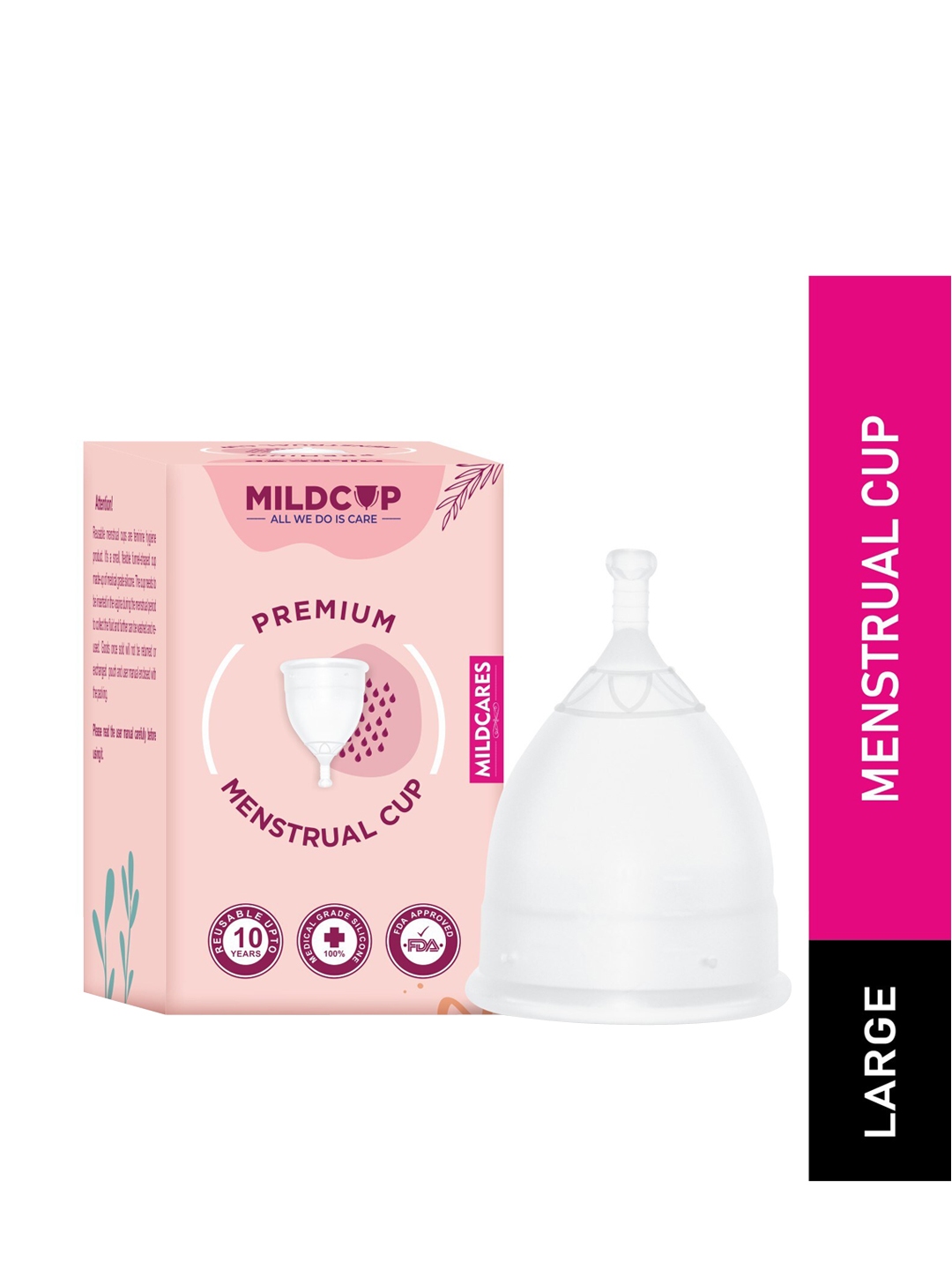 MILDCUP Reusable FDA Approved Menstrual Cup   L