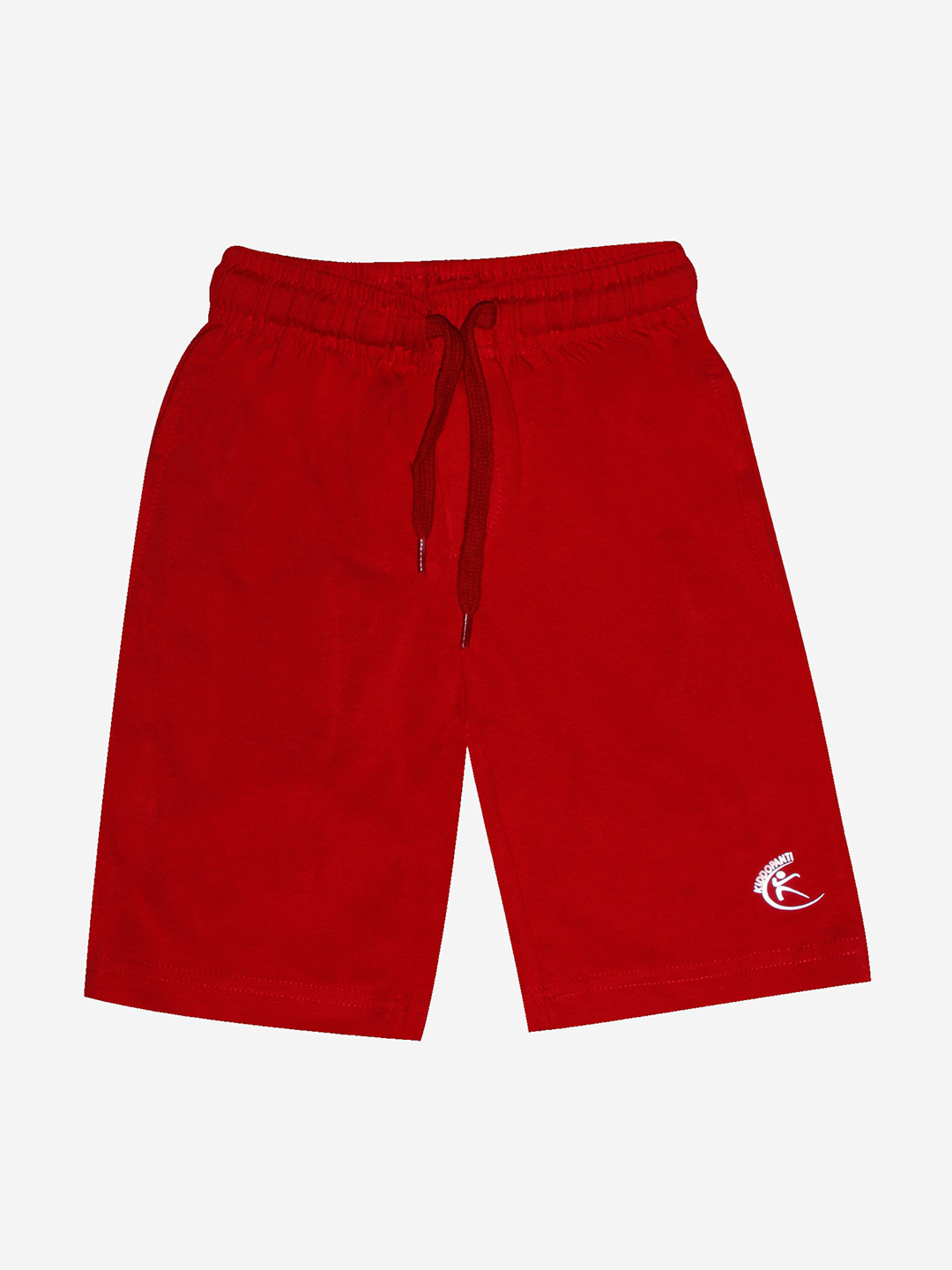 KiddoPanti Boys Red Shorts