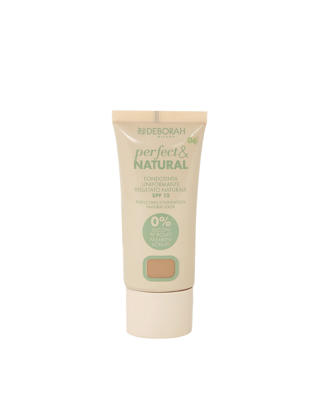 Deborah Milano Amber SPF 15 Perfect & Natural Foundation 06