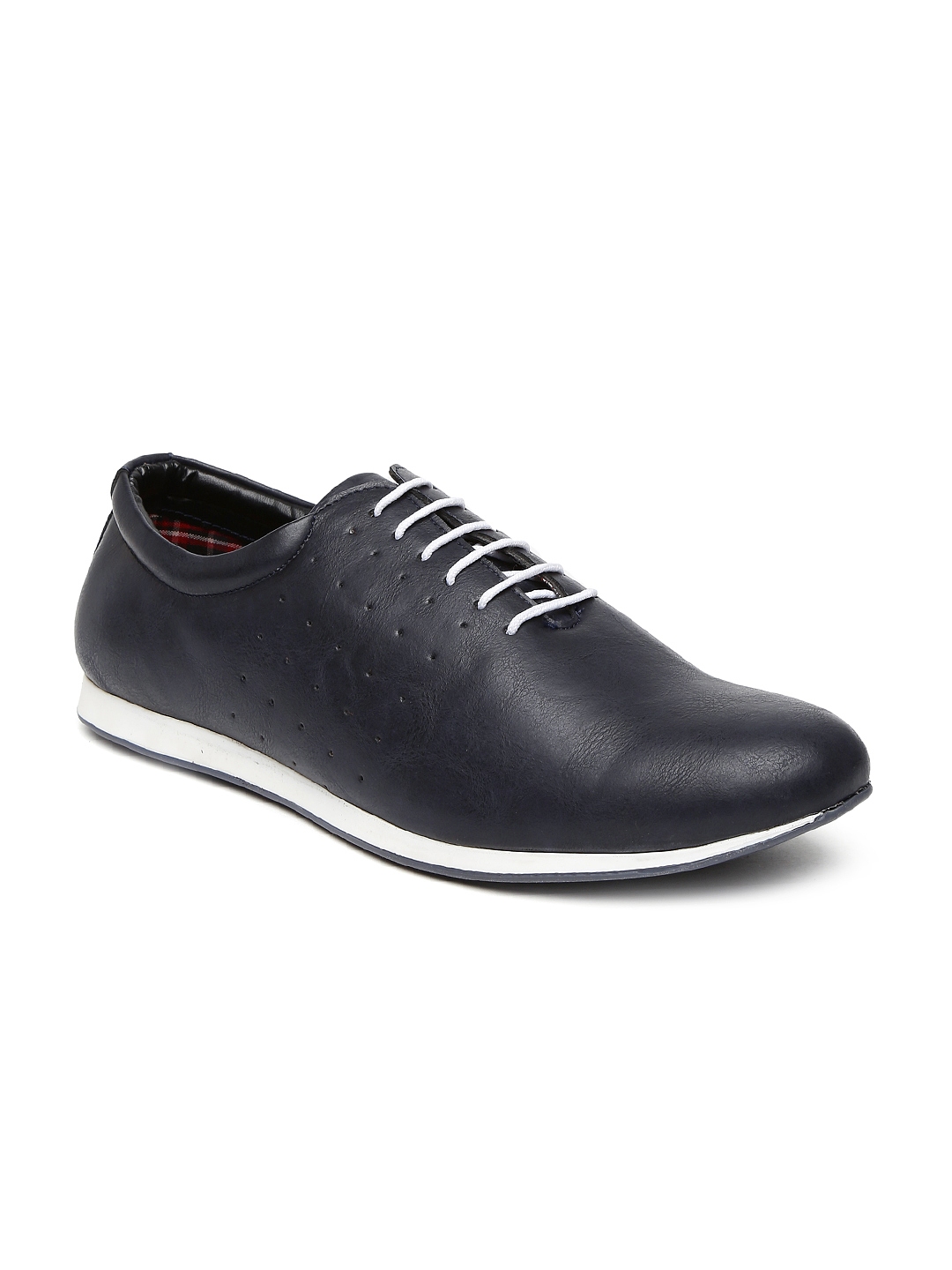 Buy San Frissco Men Navy Blue Solid 