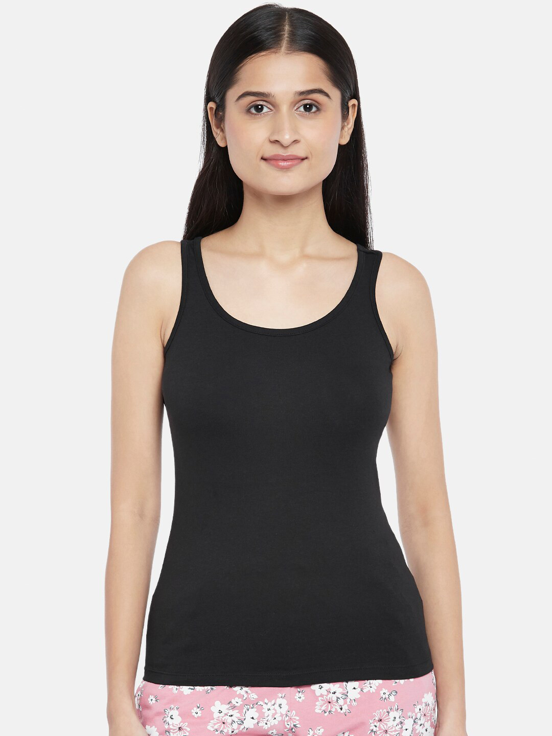 Dreamz by Pantaloons Black Tank Lounge tshirt
