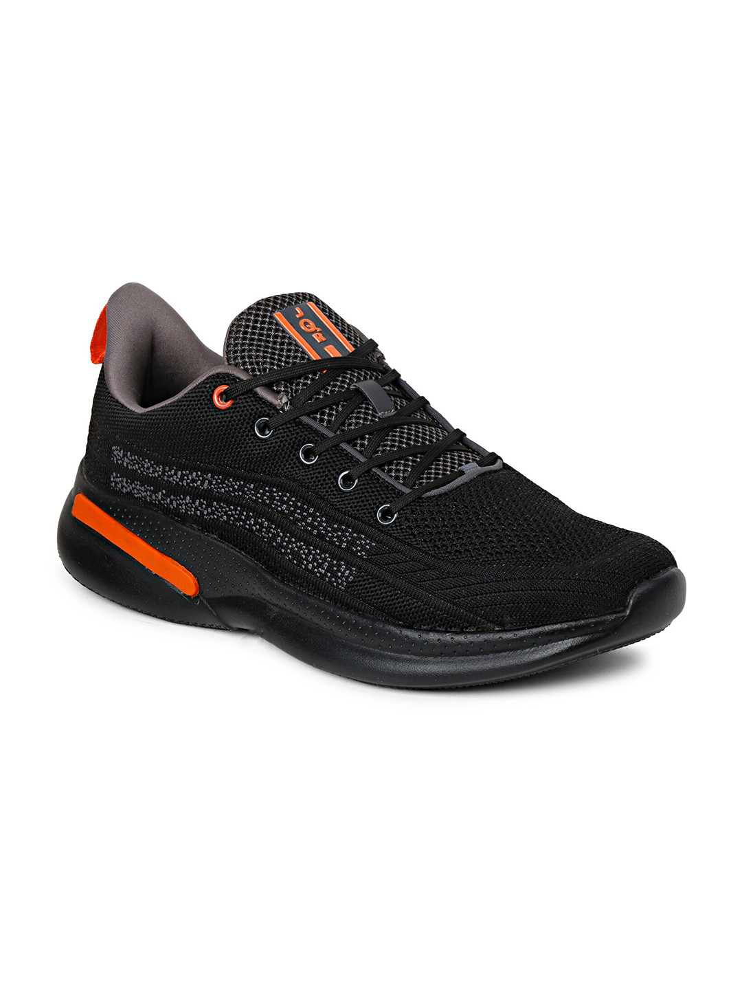 JQR Men SHOOTER 2 Black Mesh Running Shoes