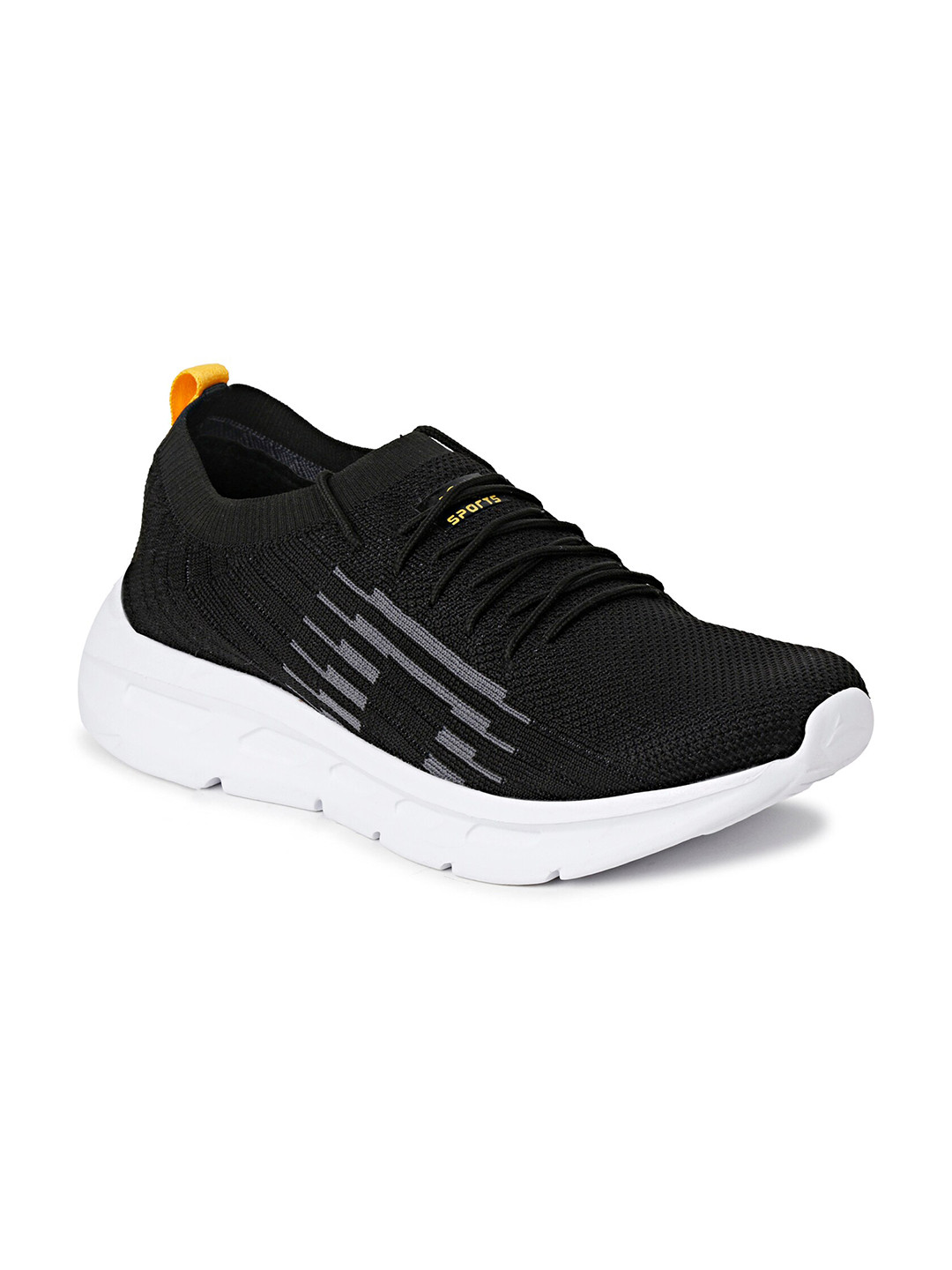 JQR Men MOJ 411 Black Mesh Running Shoes