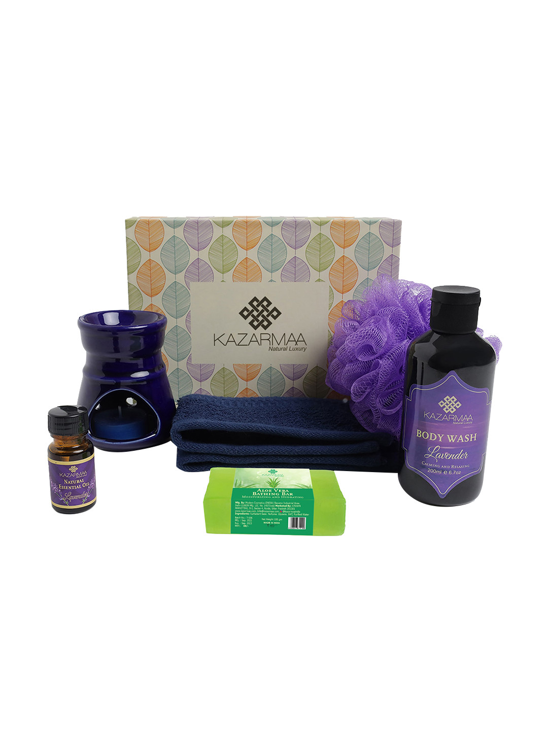 KAZARMAA Purple Bath & Spa Gift Box