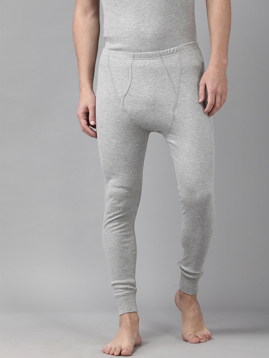 Van Heusen Innerwear Men Solid Warmtech Anti Bacterial Thermal Bottom