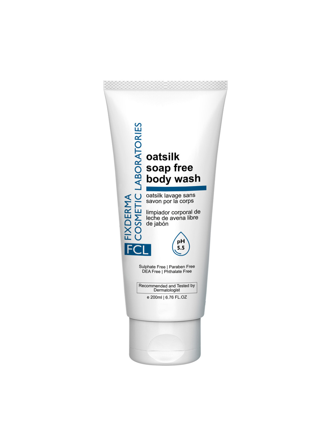 FIXDERMA COSMETIC LABORATORIES Paraben & Sulphate Free Oat Silk Body Wash - 200ml