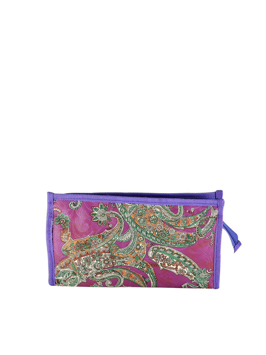 Instabuyz Women Purple & Pink Floral Printed Portable Travel Pouch