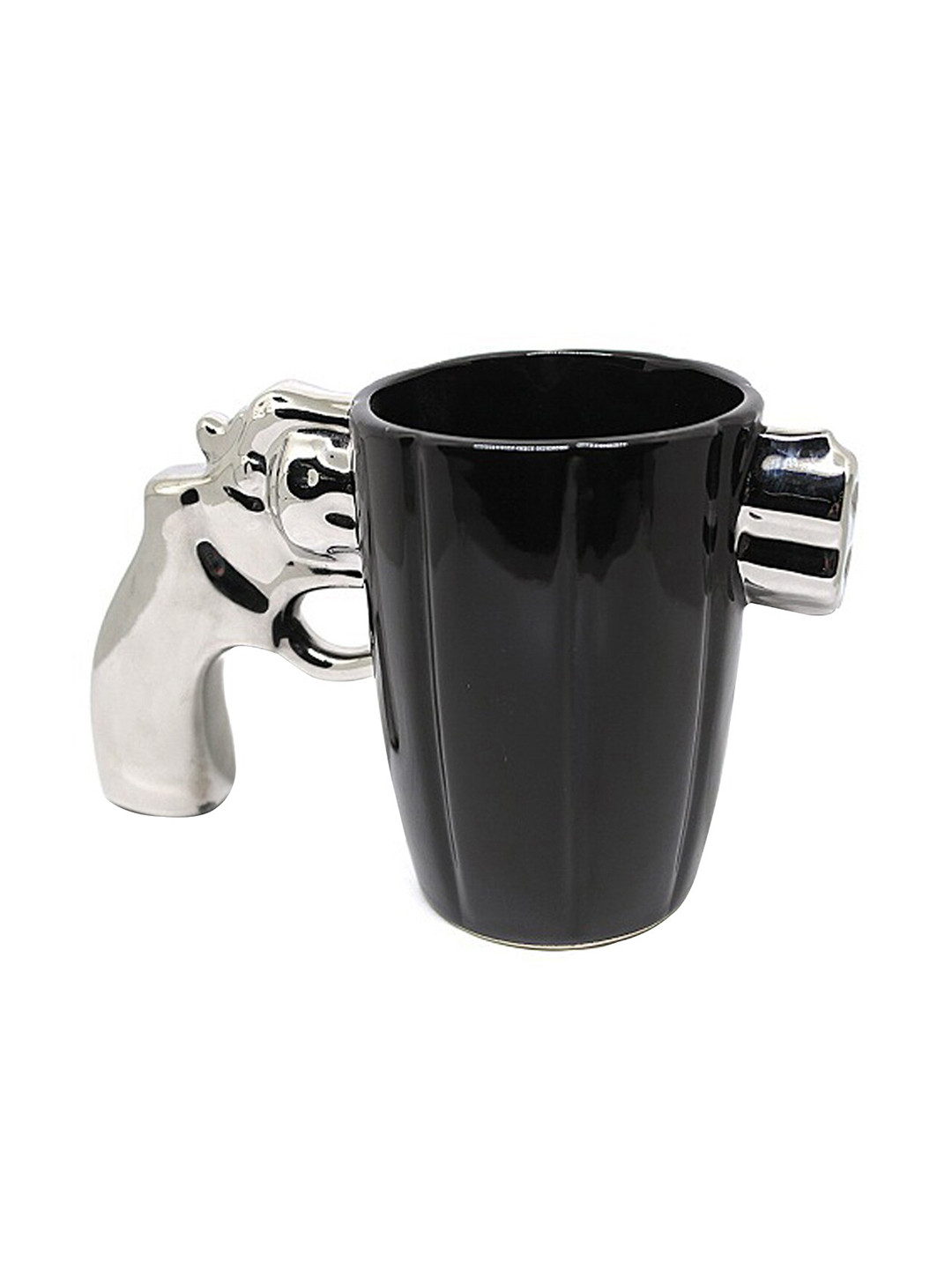 BonZeaL Silver Ceramic Microwave Safe Mug-350ml