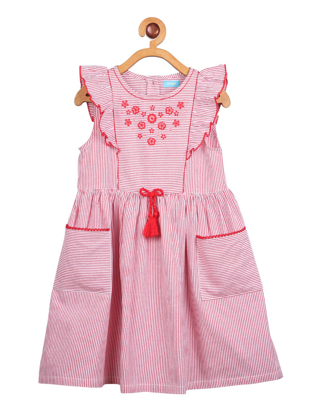 Miyo Red Striped Dress