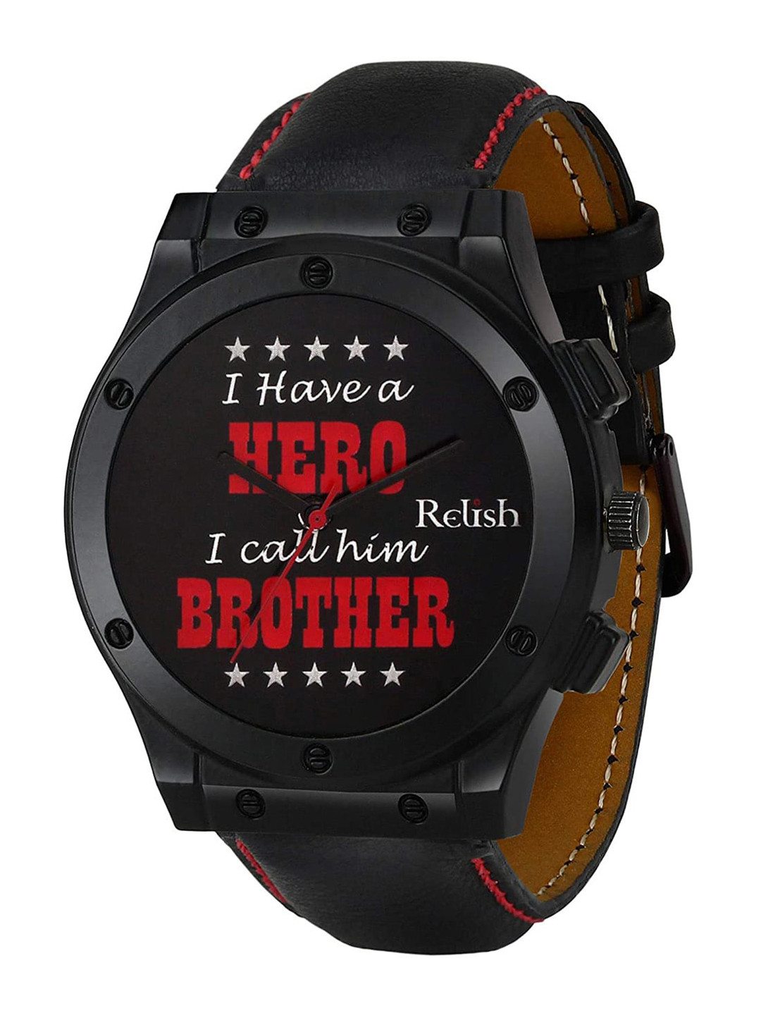 Relish Men Black Printed Dial & Black Straps Digital Watch RE-BB1082