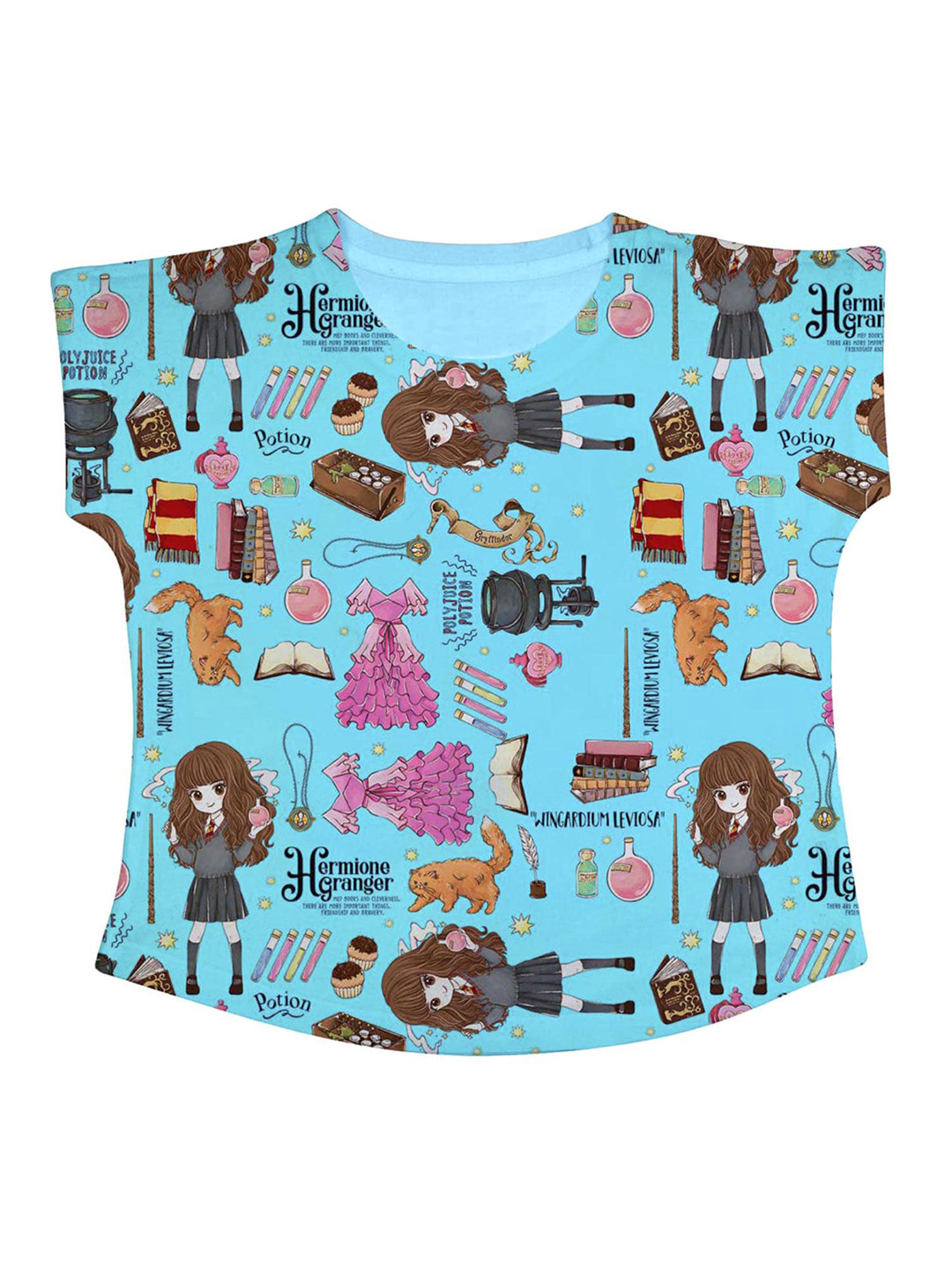 Harry Potter by Wear Your Mind Blue Extended Sleeves Top