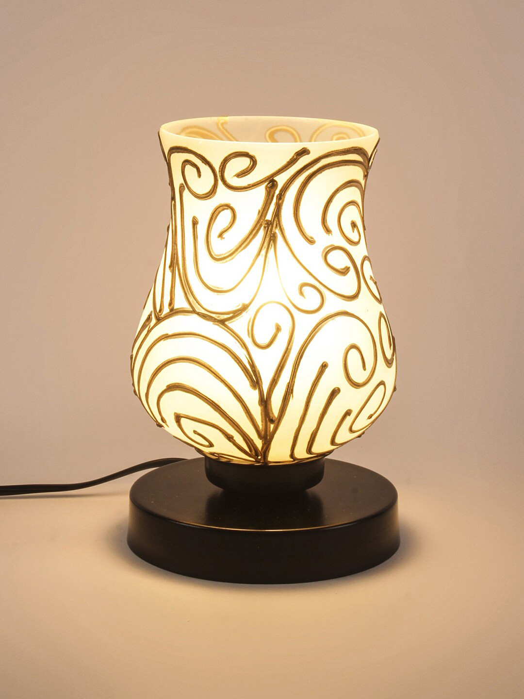 Devansh Gold Mosaic Table Lamp
