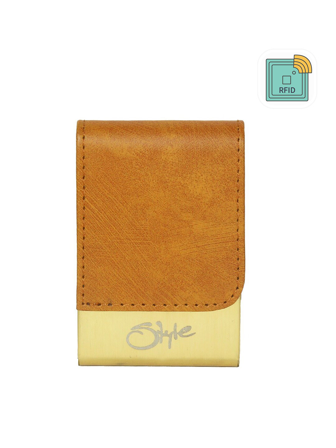 Style SHOES Adult Brown PU Card Holder