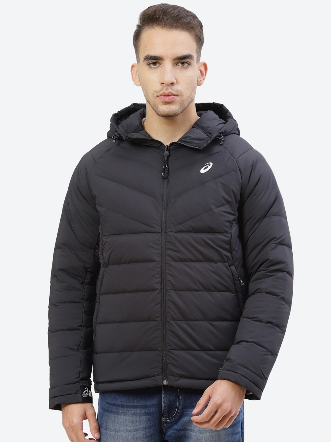 Buy ASICS Men Black High Tech Down Puffer Training Jacket Jackets for Men 16680770 Myntra