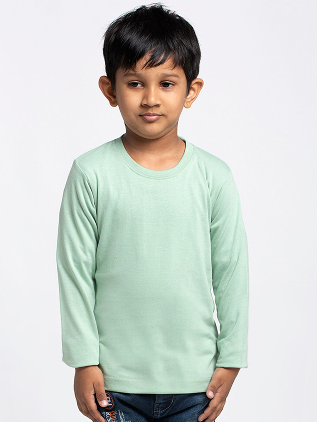 Friskers Boys Green Running T-shirt
