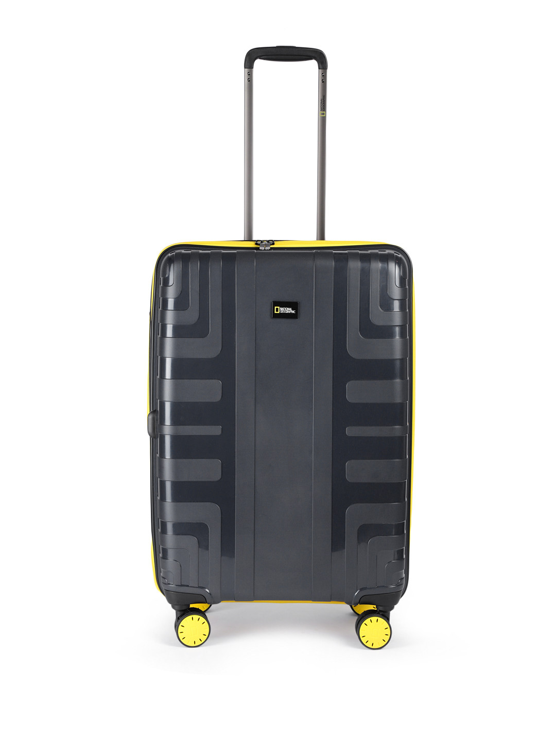 National Geographic Black Soft 4 Wheels 360-Degree Rotation Medium Trolley Bag