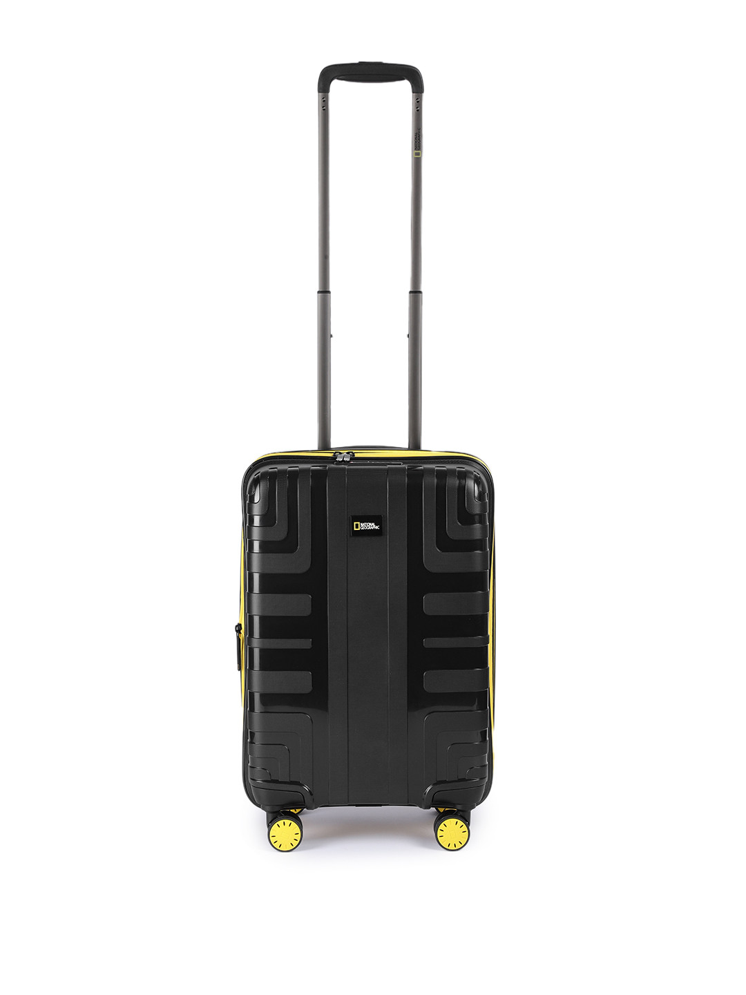 National Geographic Unisex Charcoal Grey Gibraltar Printed Trolley Bag