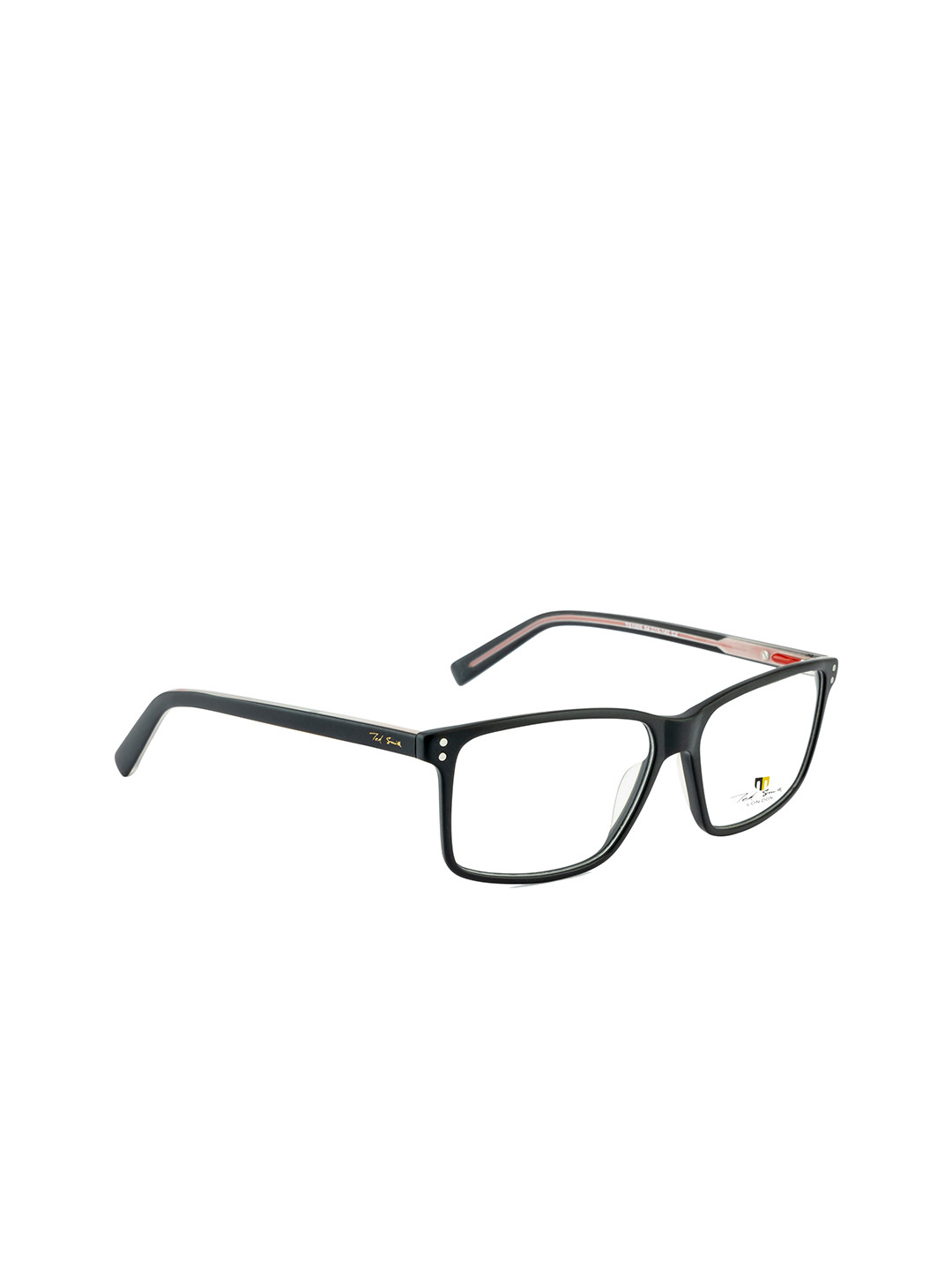 Ted Smith Unisex Black Full Rim Wayfarer Frames - TS-353_C2