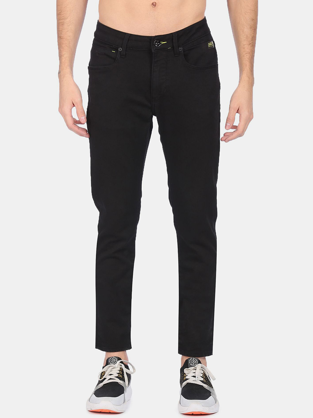 Flying Machine Men Black Tapered Fit Jeans