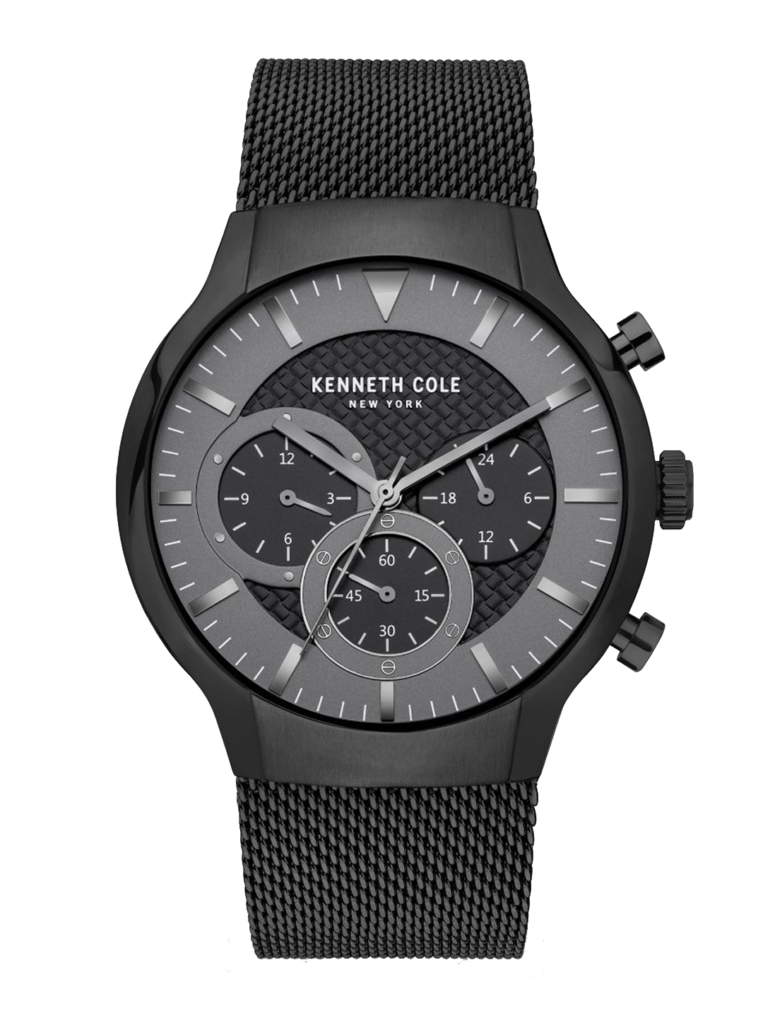 Buy Kenneth Cole Men Black Dial Black Stainless Steel Straps Analogue Watch KCWGK2123303MN Watches for Men 16696536 Myntra