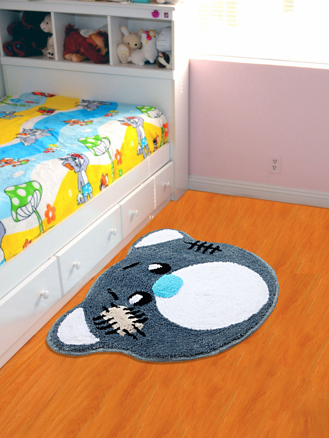 Saral Home Grey Bath Rug