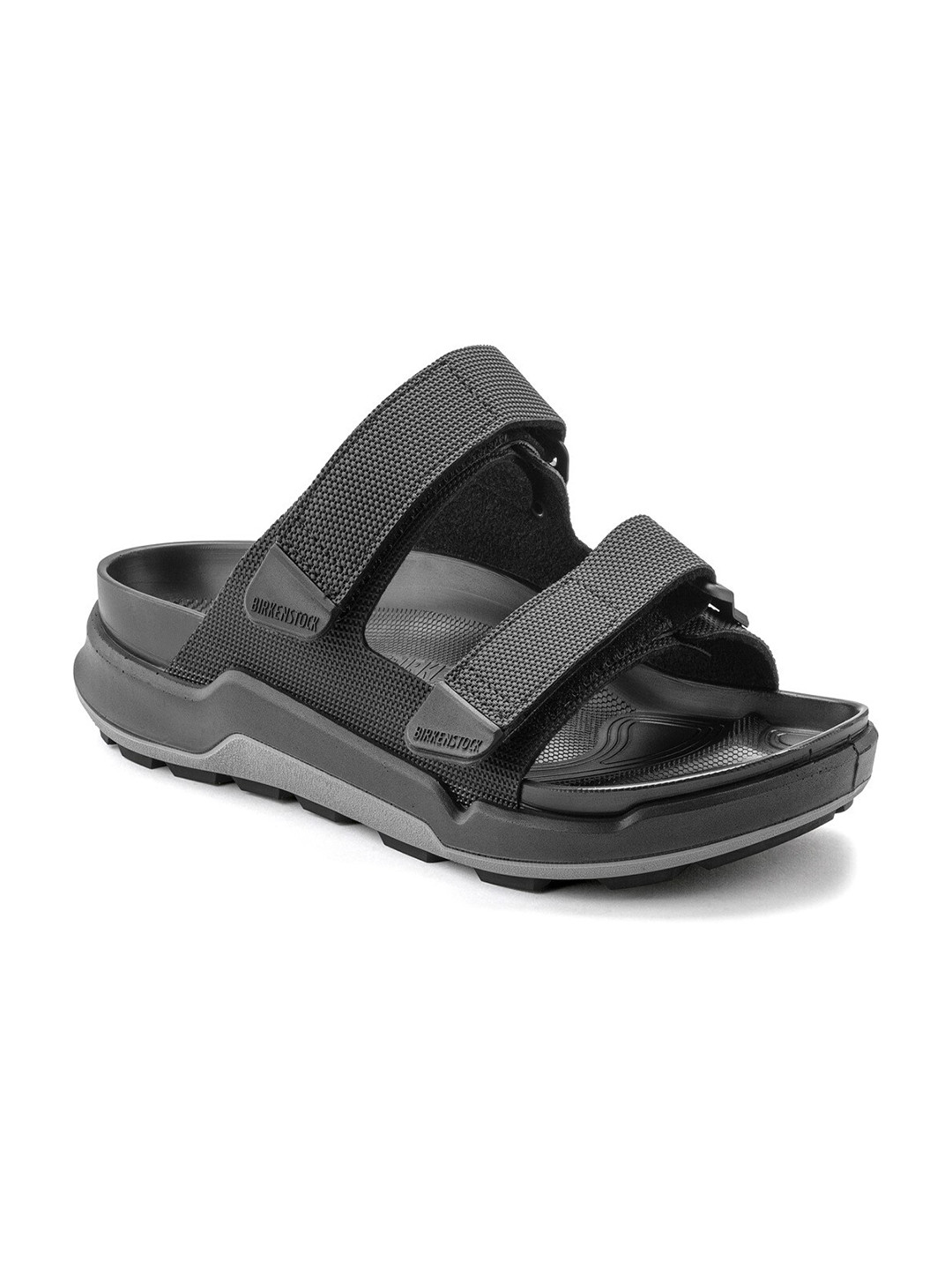 Birkenstock Atacama Futura Black Regular Width Birko-Flor Two-Strap Sandals