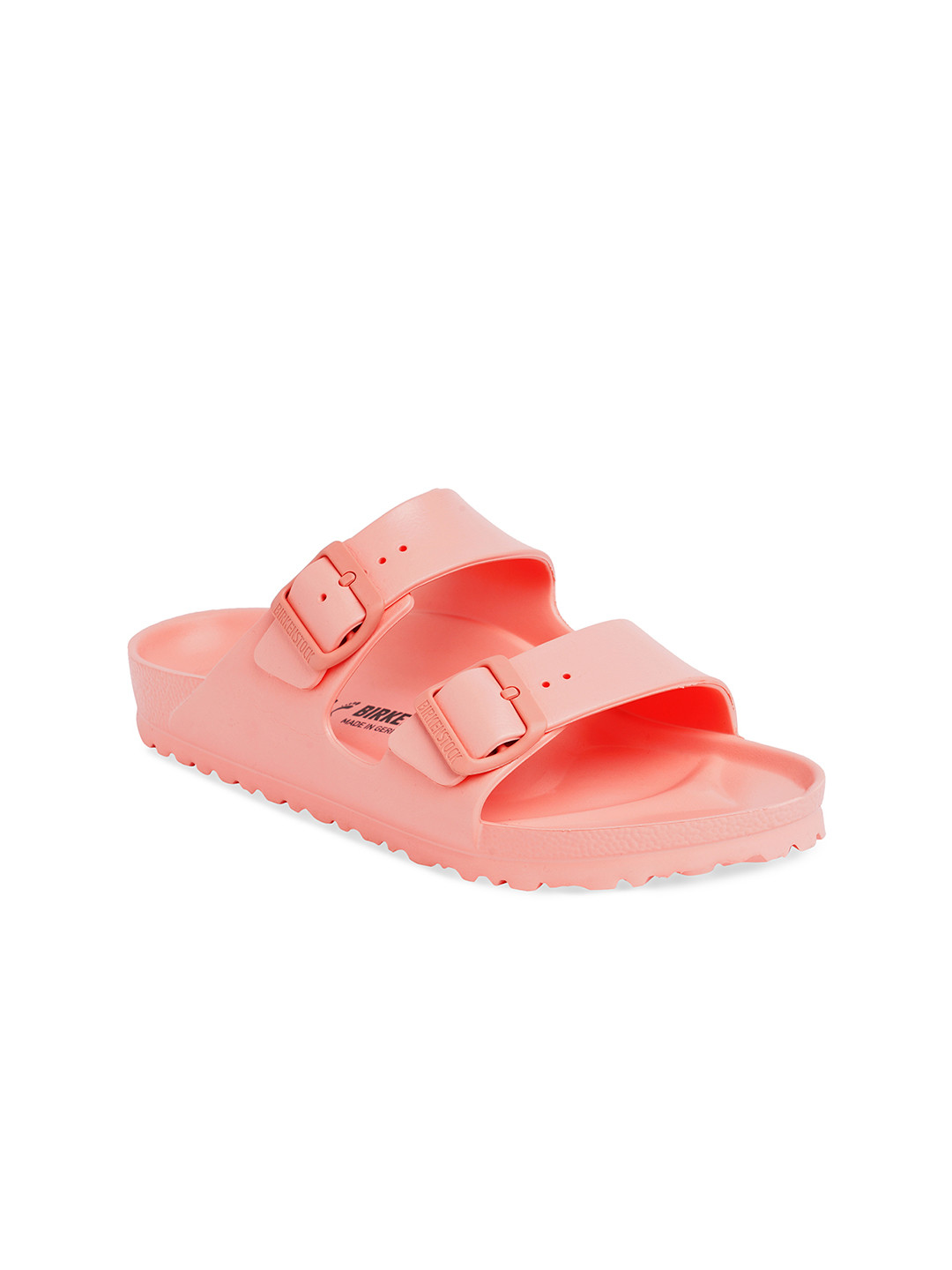 Birkenstock Arizona Essentials Coral Peach Narrow Width Eva Beach Sandals