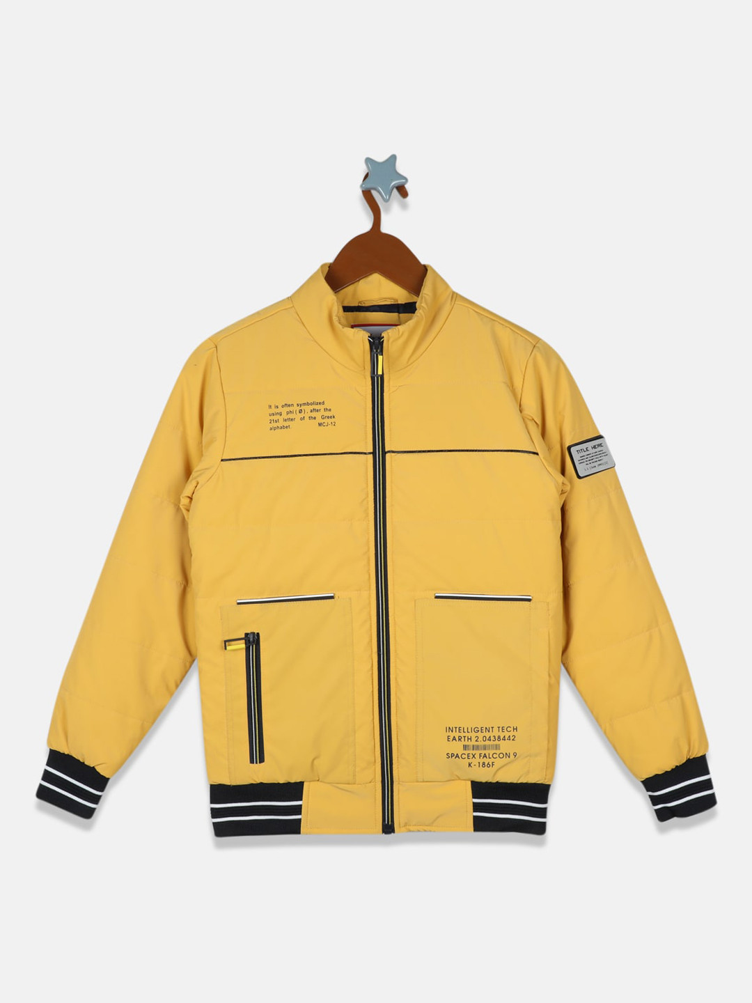 Monte Carlo Boys Yellow Lightweight Bomber Jacket