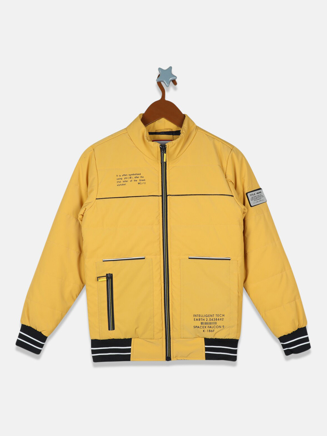 Monte Carlo Boys Yellow Lightweight Bomber Jacket