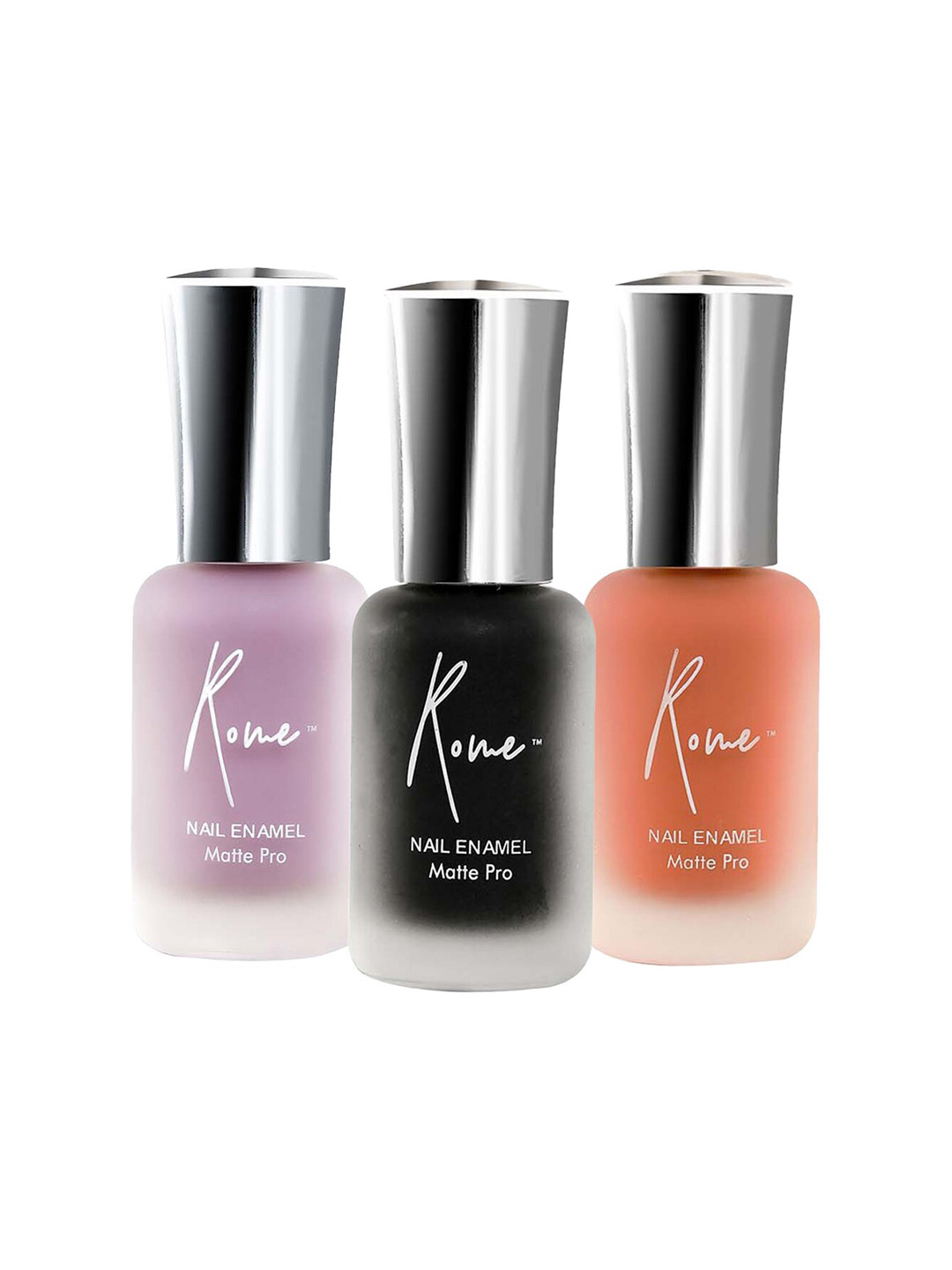Rome Set Of 3 Pro Matte Nail Enamel