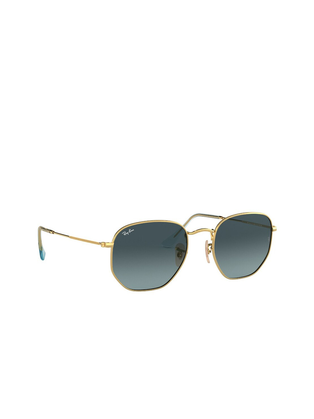 RAY-BAN Unisex Gradient Blue Lens Irregular Sunglasses - 0RB3548N91233M51