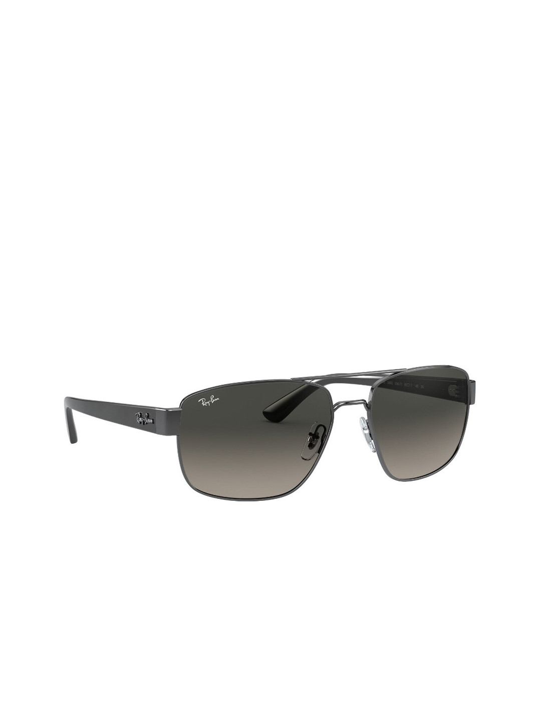 Ray-Ban Men Gradient Grey Lens Irregular Sunglasses - 0RB3663004/7160
