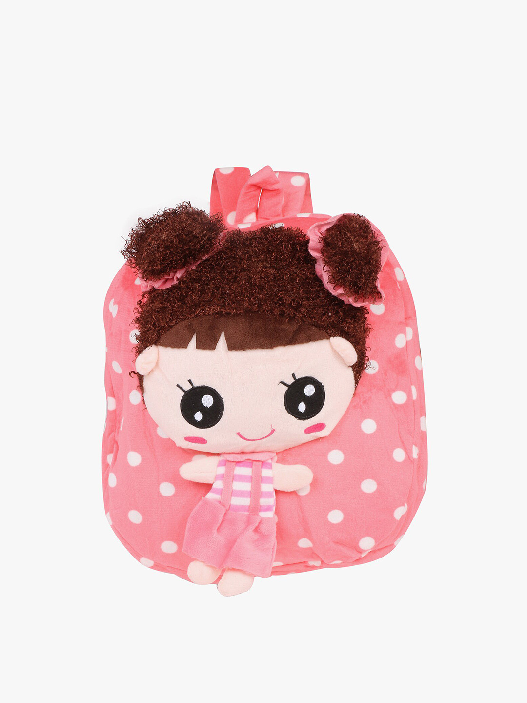 POKORY Unisex Kids Purple & White Graphic Backpack