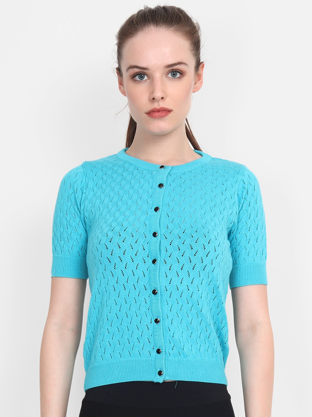 JoE Hazel Woman Turquoise Blue Top