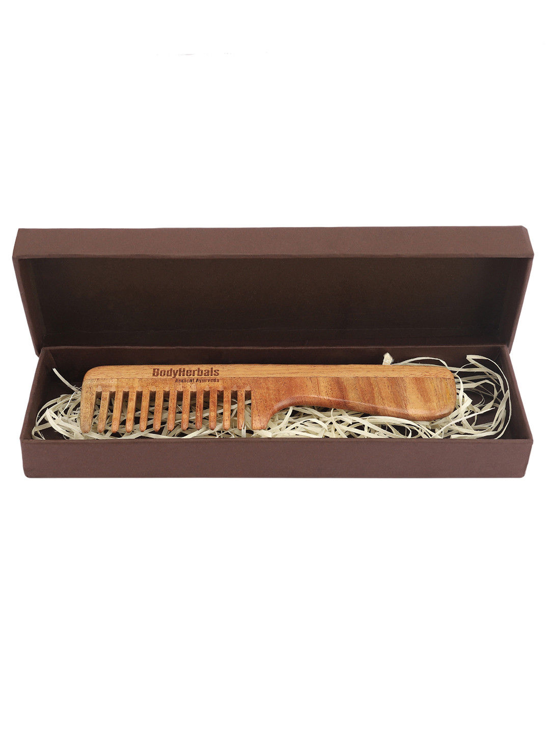 BodyHerbals Brown Neem Wood Dressing Comb