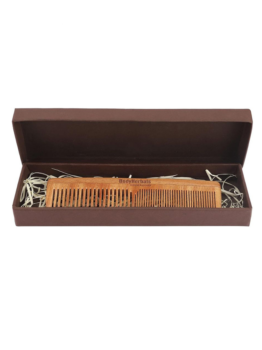 BodyHerbals Brown Dressing Comb, Double Tooth