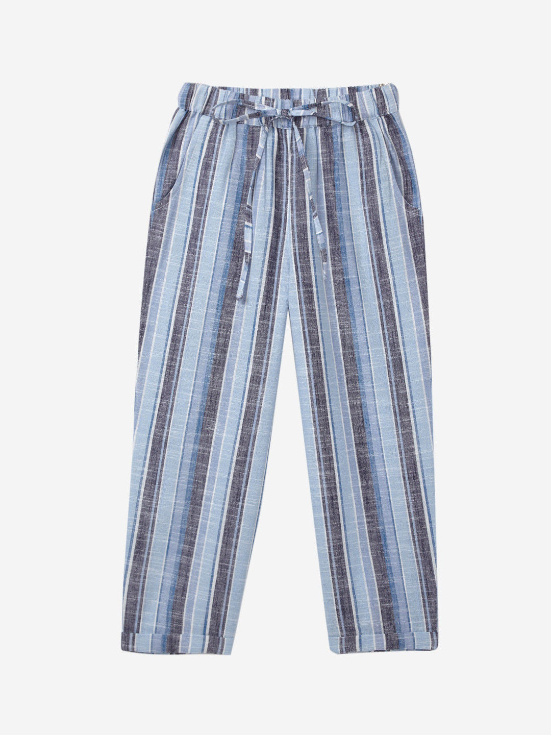 Cub McPaws Girls Blue Striped Trousers