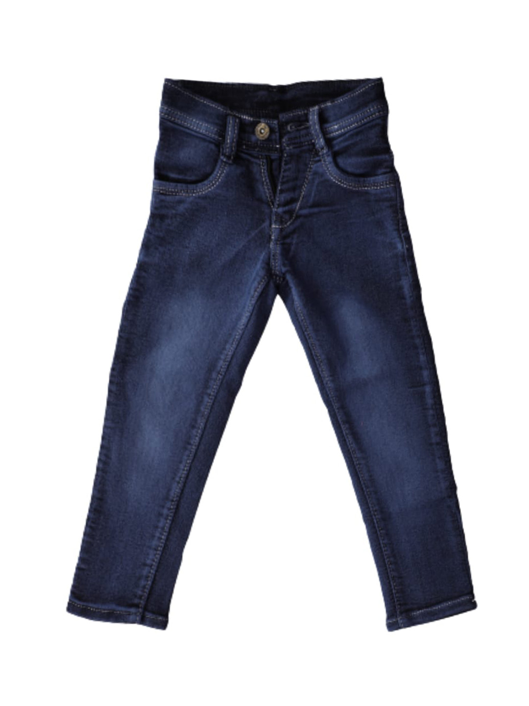 Pro-Ethic STYLE DEVELOPER Boys Navy Blue Jean Low Distress Light Fade Stretchable Jeans