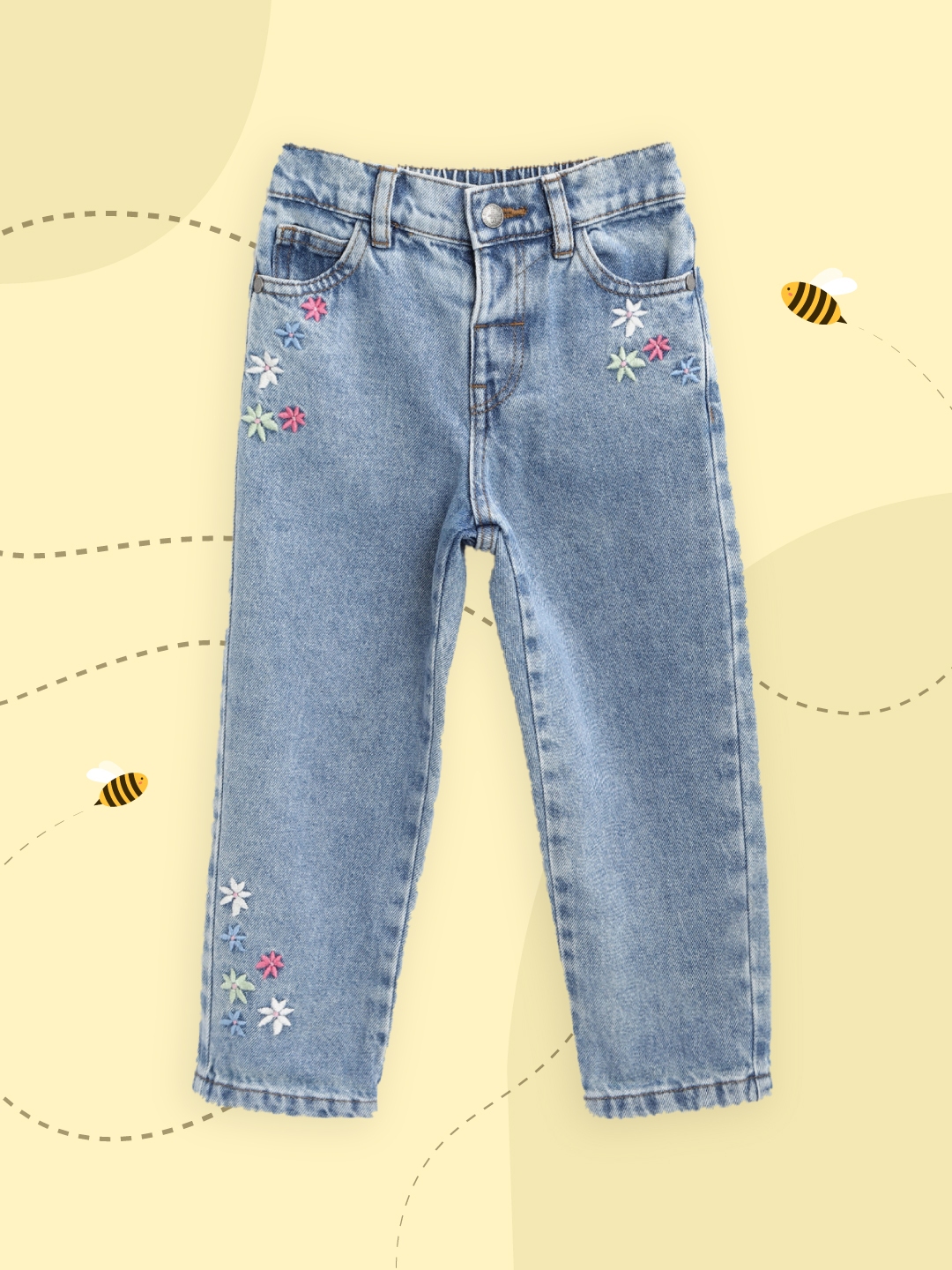 Marks and spencer girls jeans top