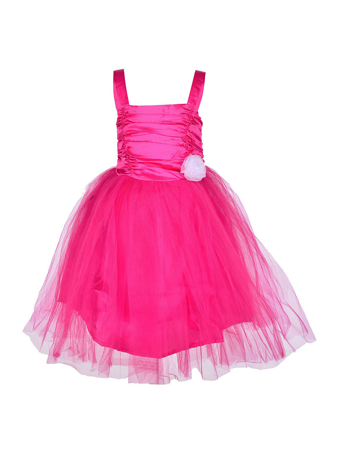 Samsara Couture Magenta Net Dress